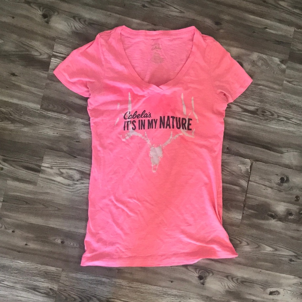 Pink shirt from Cabelas
